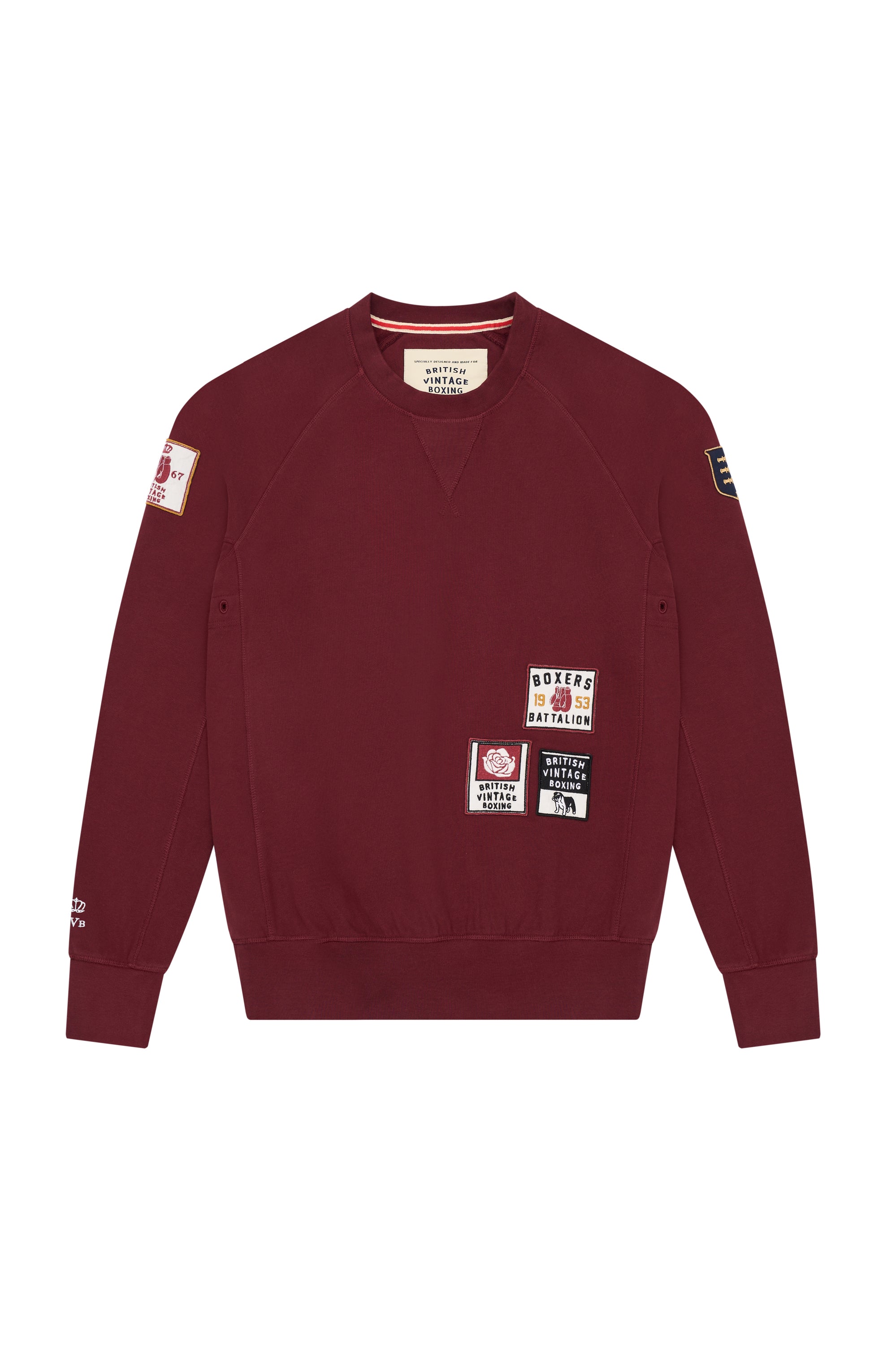 BOXERS BATTALION PATCH CREWNECK SWEATSHIRT