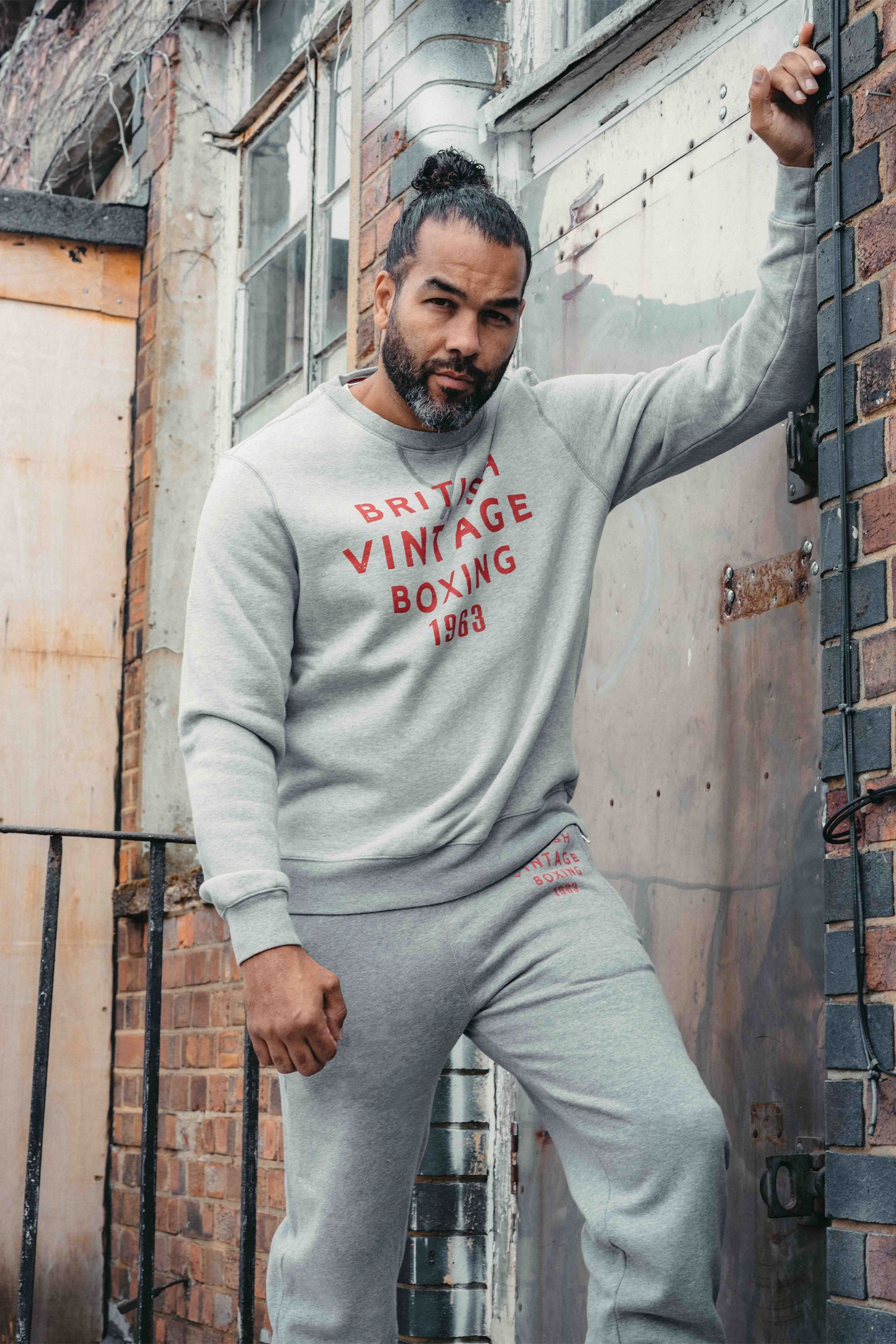 BVB 1963 CLASSIC TRACKSUIT - GREY MARL